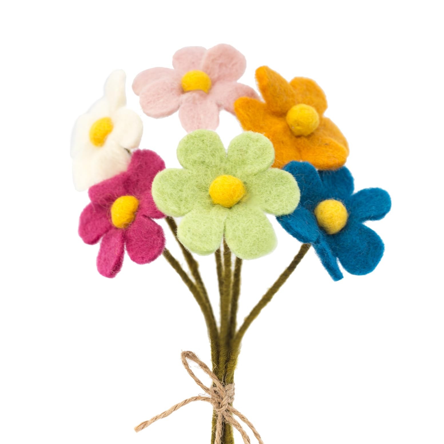 Felt Anemone Flowers Artificial Poppies – 6 pcs | Reusable, Washable and Esse…