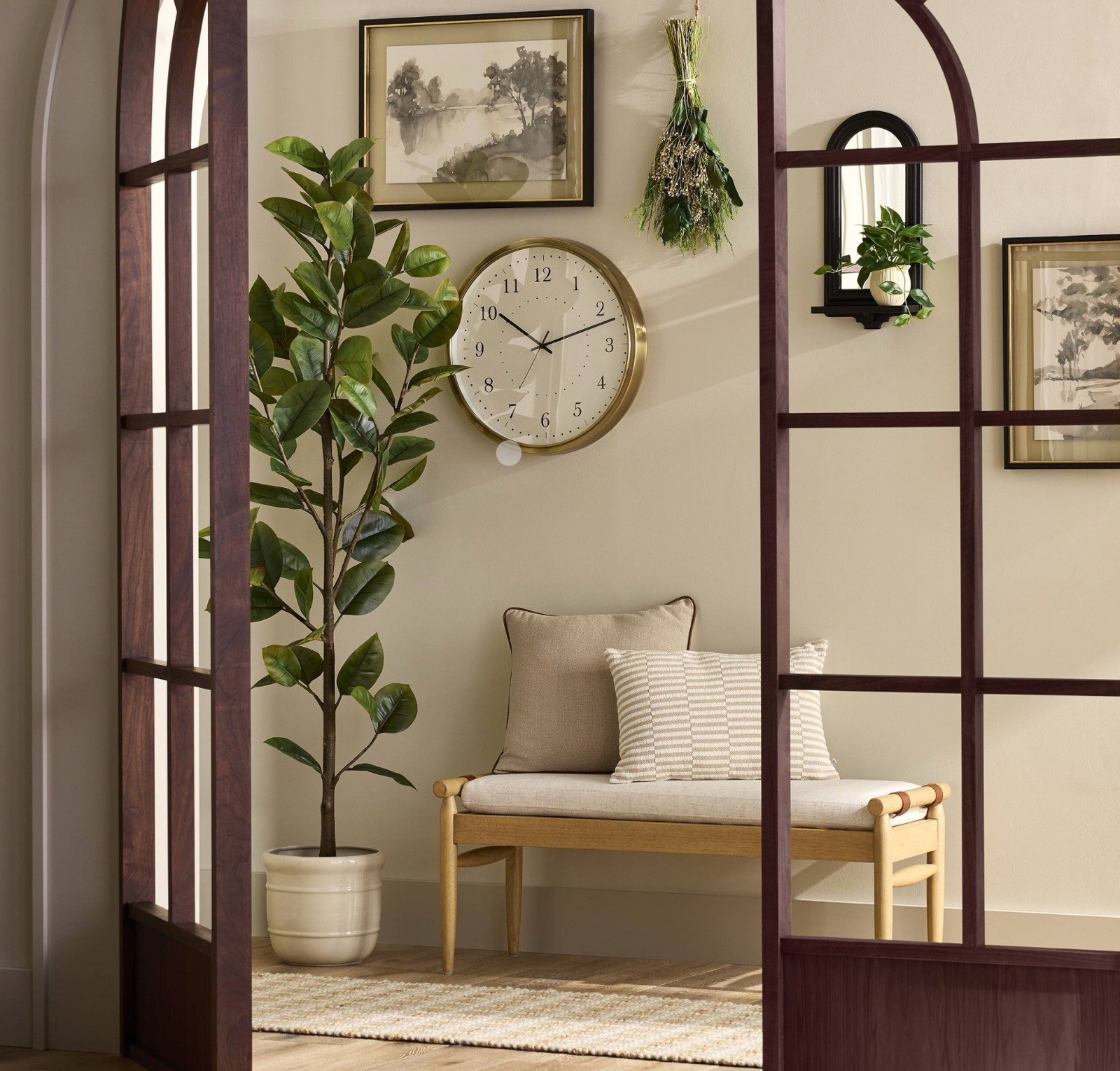 Preserved Mixed Leaf and Grass Spring Bundle – Hearth & Hand with Magnolia Decor