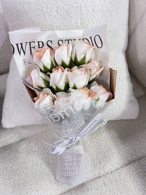Soap Rose Forever Flower Gift Box, Preserved Flowers, Artificial Flower Bouquet