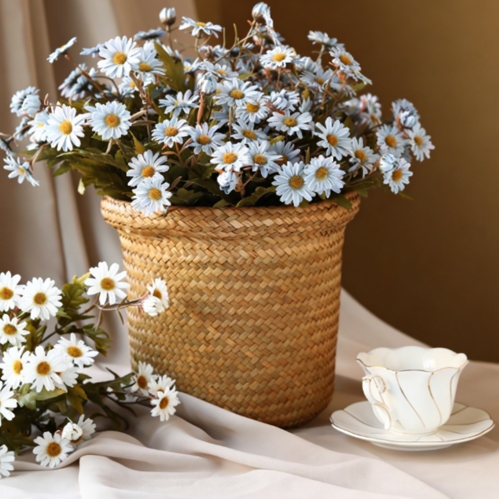 36cm Korean for daisy Bouquet Silk Chrysanthemum Artificial Flowers Table Decor