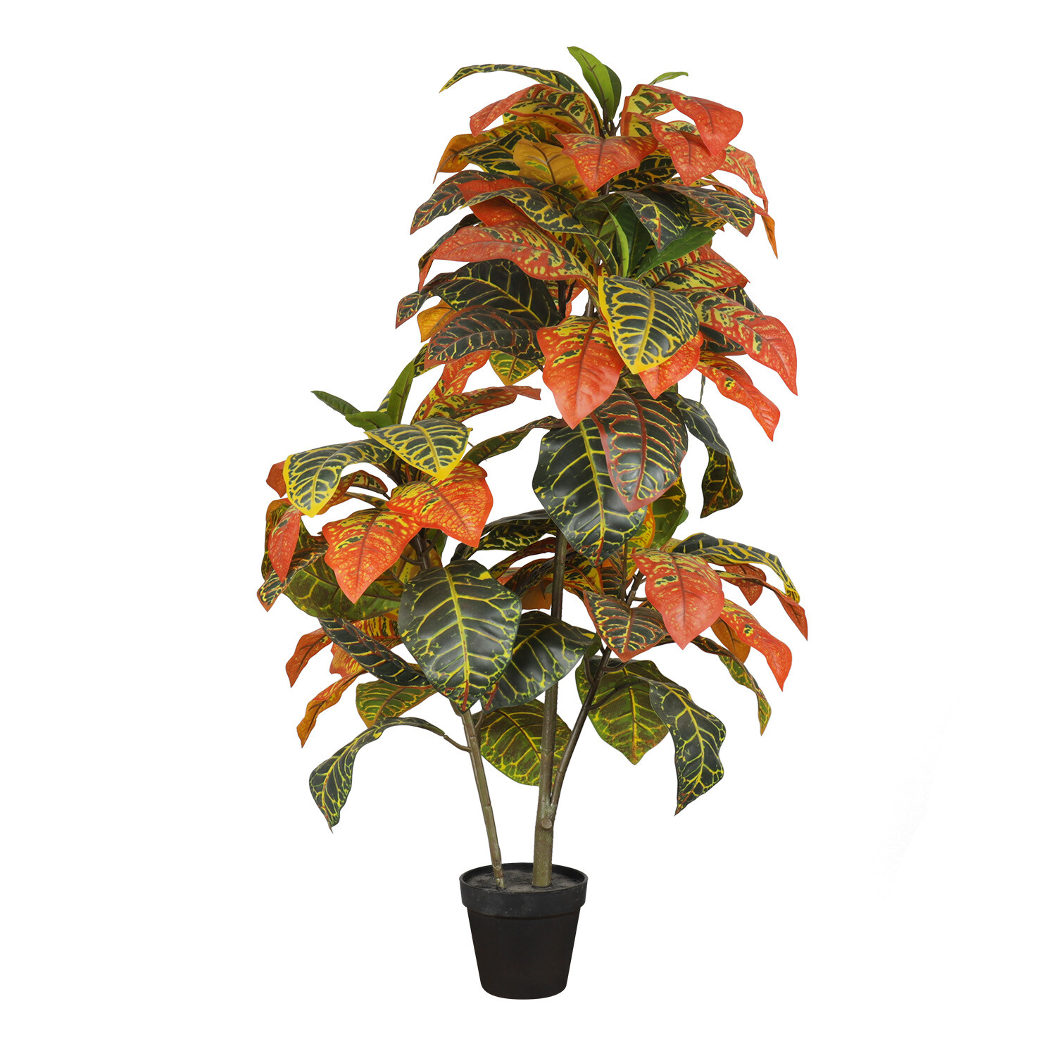 Artificial Fall Tree with Plastic Nursery Pot For Home Office Christmas Decor