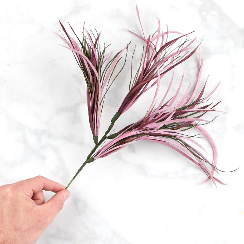 Factory Direct Craft Colorful Mauve Feather Accenting Sprays | 2 Sprays