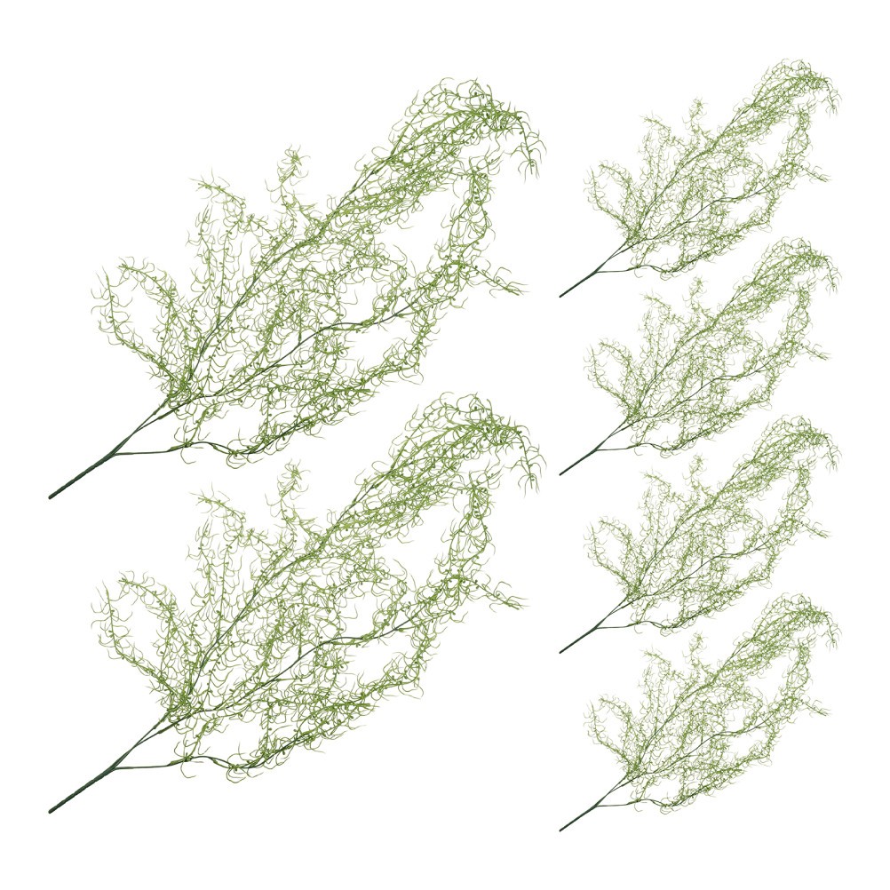 Artificial Green Moss Vine Hanging Plant Plastic Faux Moss for Patio Porch Decor