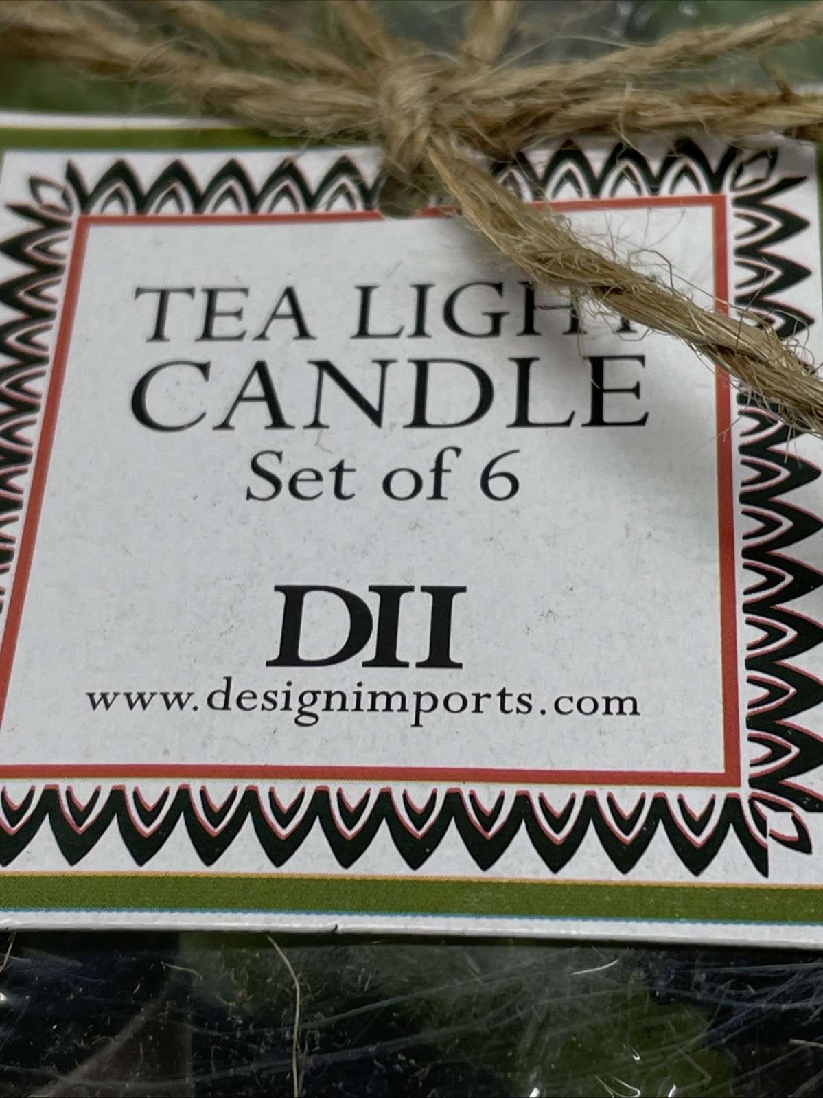 Succulent Shaped Candles Gift Boxed With Ribbon Plants Set of 6 Tealight Green