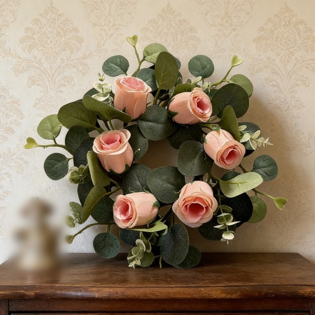 Silk Style Wreath 25cm for Front Door Back Door or Interior Wall Hanging