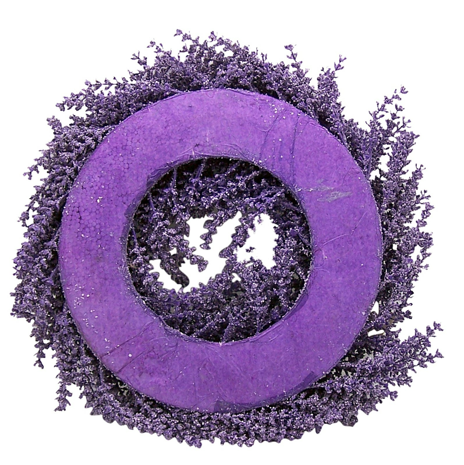 Artificial Lavender Wreath, Farmhouse Décor, 16 Inches