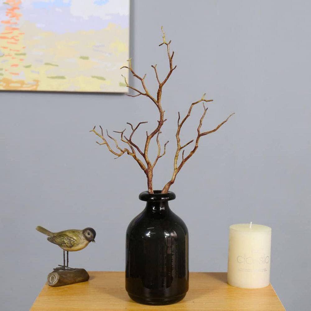 3 In. Artificial Antler Dried Tree Branches Brown Decorative Witch Antler Plasti