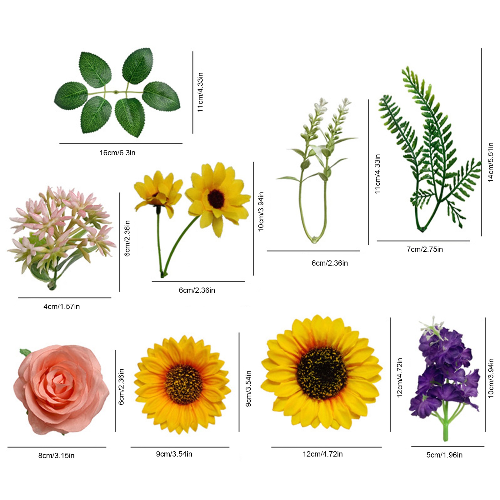 190cm Nordic Style Artificial Sunflower Vine Wedding Home Decor