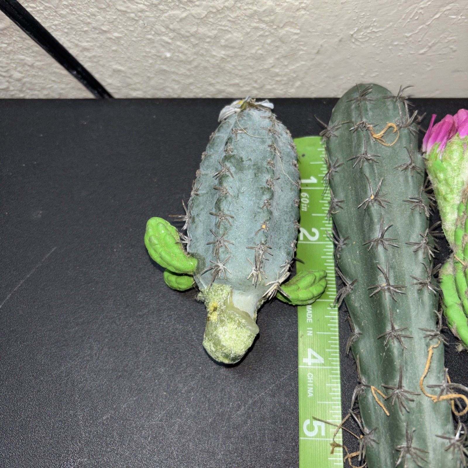 10 Faux Cactus Fake Saguaro Southwestern Plastic Succulent Decor B