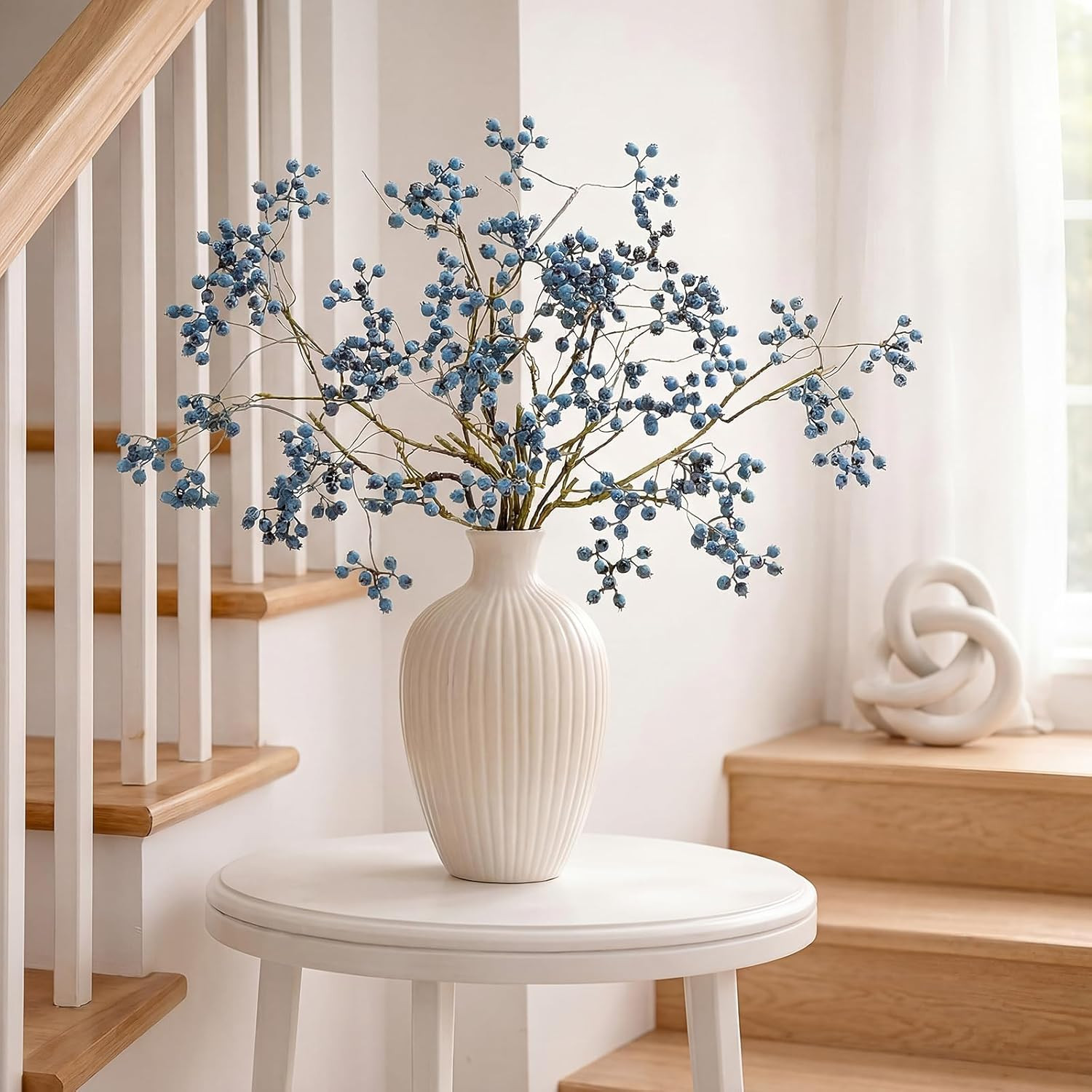 3 Pcs Artificial Berry Stems 24 Inch Faux Berries Stem Home Decor Simulation Ber