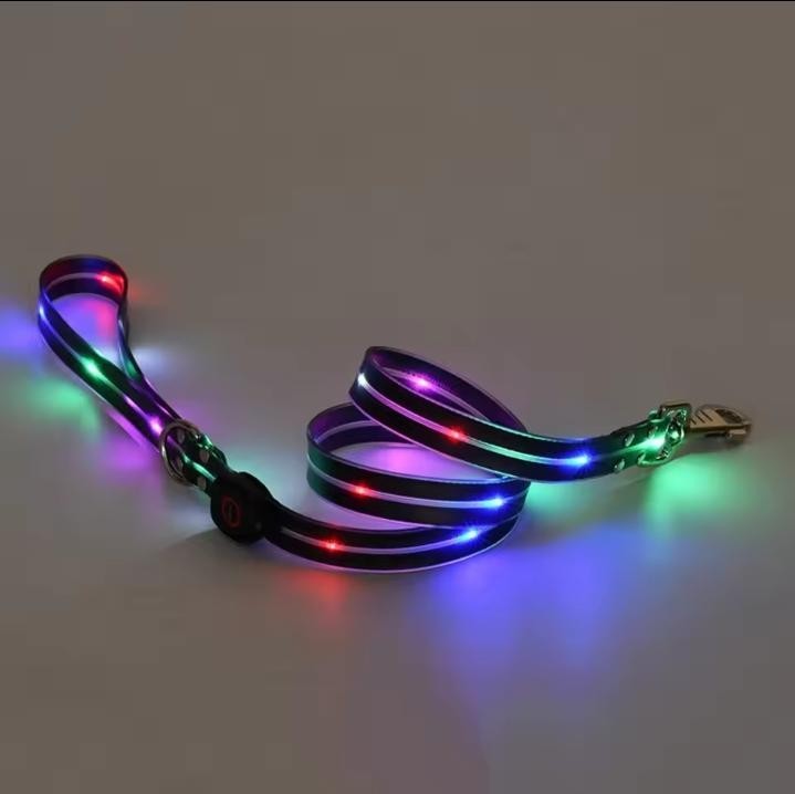 LED Glowing Nylon Strip Night Safety Decorative Ribbon Adjustable Luminous Strip