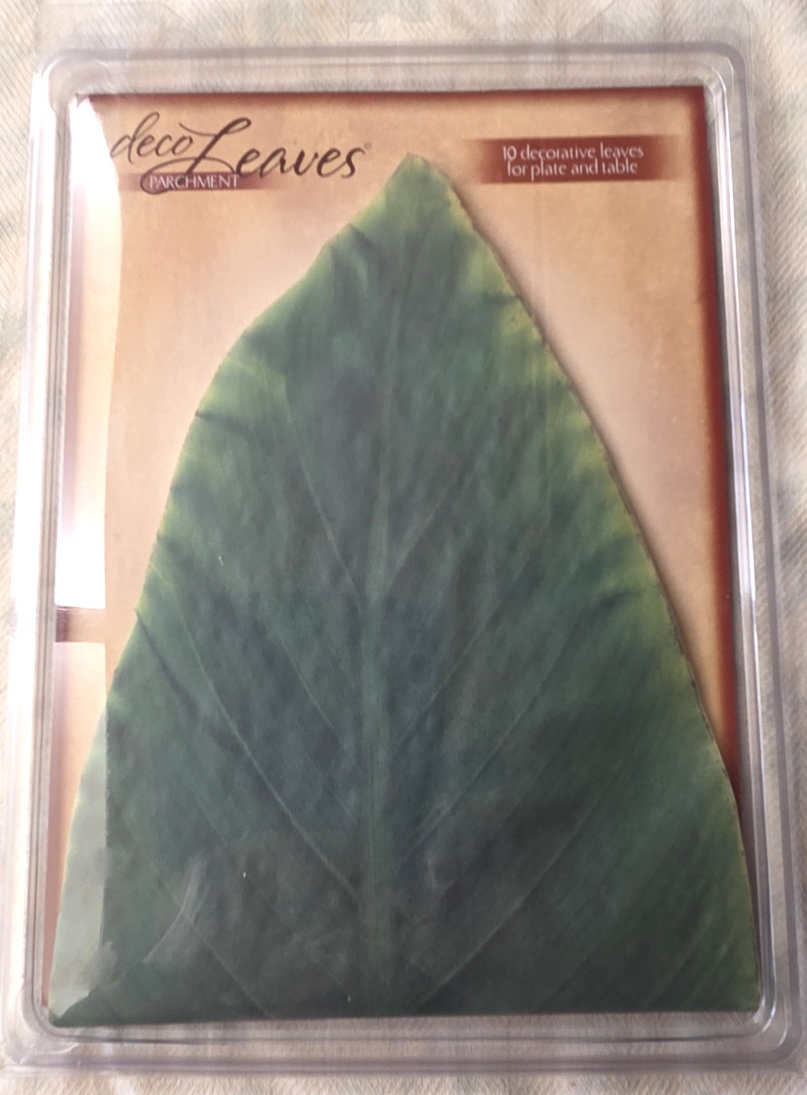 10 Parchment Banana Leaves 19″ Long Centerpiece, On Cheese Trays, Luau NEW