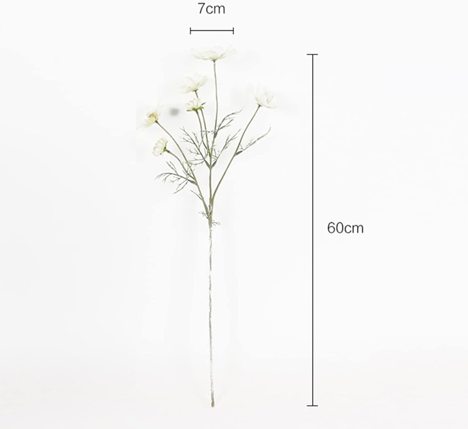 2 Pcs Artificial Fake Flowers Plants Cosmos Silk Flower Arrangements Wedding