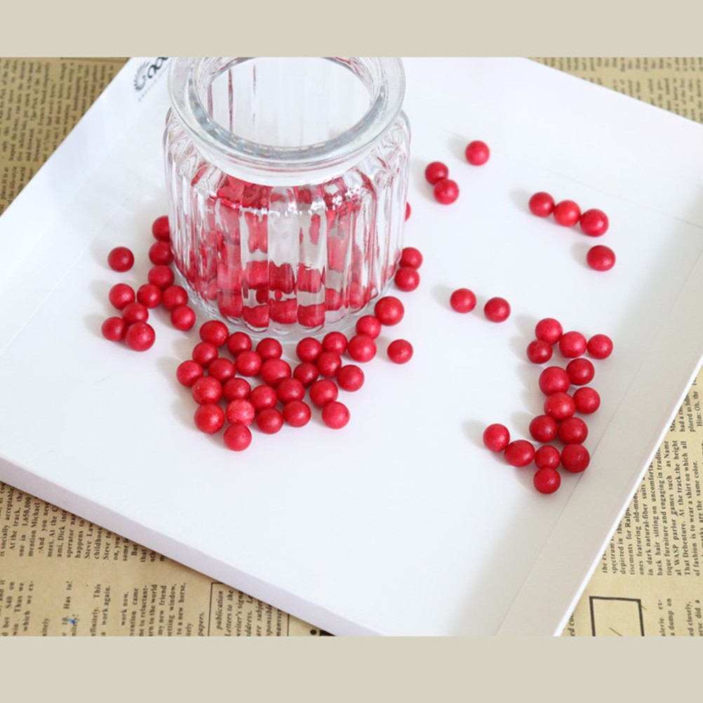 100Pcs Home Berry Decor Red Reusable Artificial Berry for Party and Craft