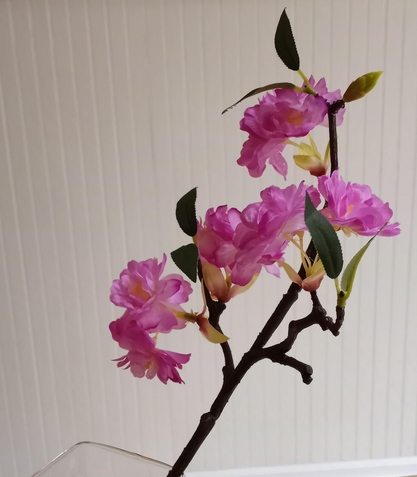 (4 pcs) Natural Lavender Cherry Blossom 16″ Branch Sakura Silk Flower Home Decor
