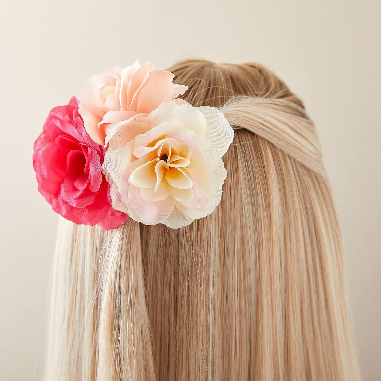 Elegant 60-Piece Silk Flower Set: Mini Heads, 6 Colors – Perfect for All Seasons