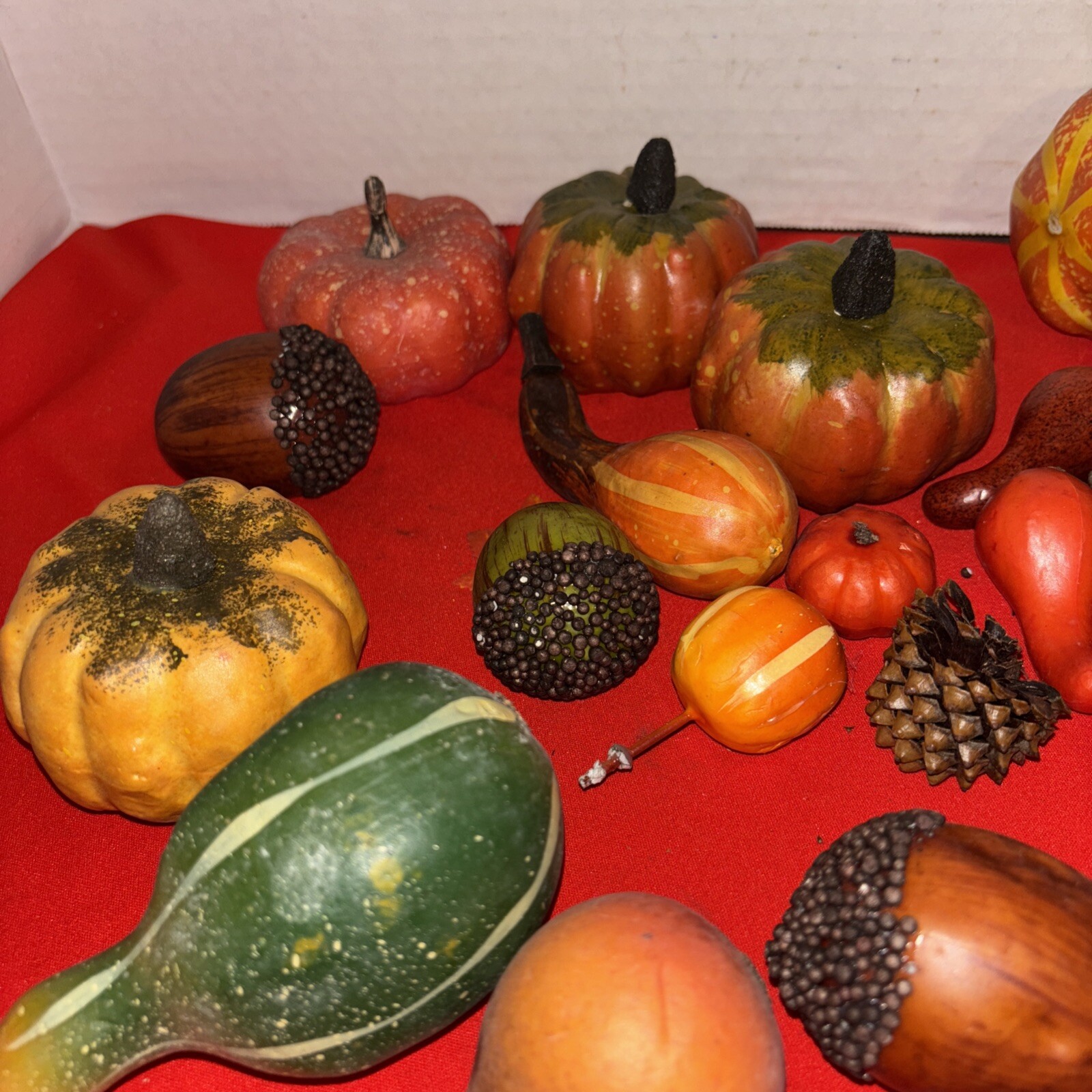 Fall Harvest Pumpkins Assorted Set Thanksgiving -Banquet Home Decor 24 Piece
