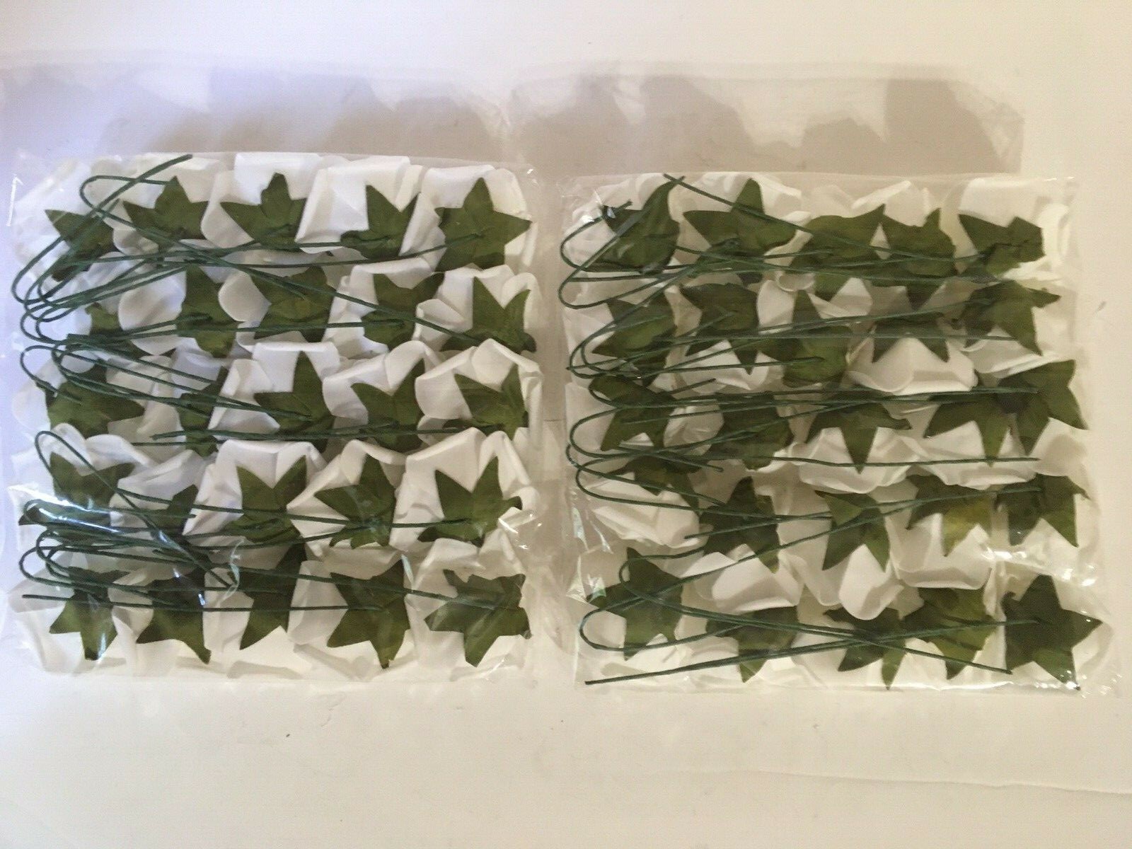 Artificial Roses with Stems Fake Flowers 50 Pc Set by Pure Garden, WHITE