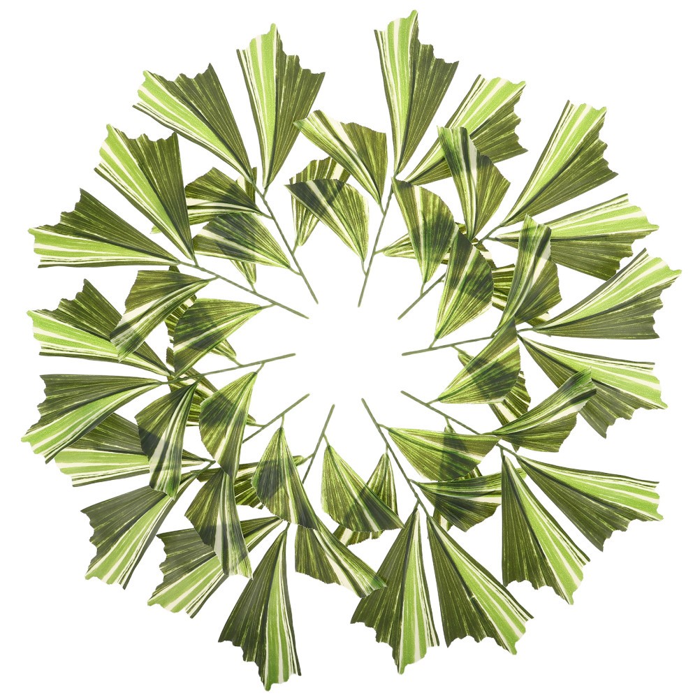 10 PCS Artificial Greenery Stems for Vase Leaves Crafts Palm Leaf