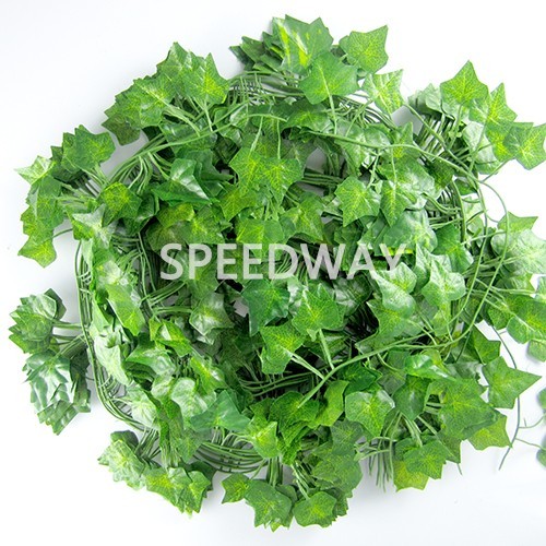 12 Strands Artificial Ivy Garland – 84Ft Fake Green Vines for Wedding Party, Wal