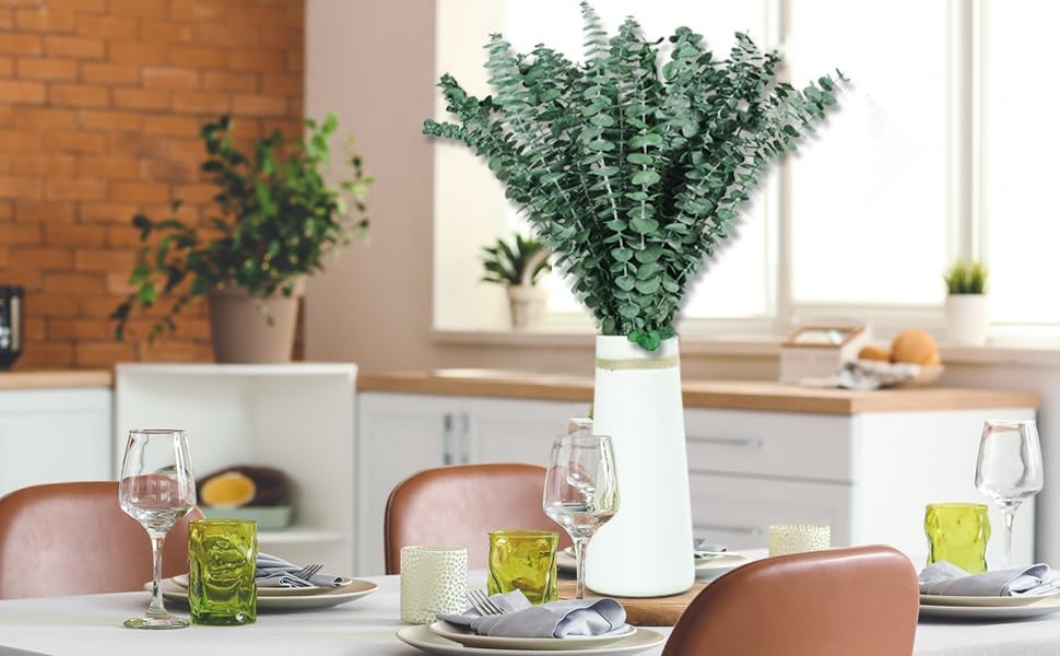 Dried Eucalyptus Bundle 22 Stems 17″ Fresh Real Leaves for Shower – Natural
