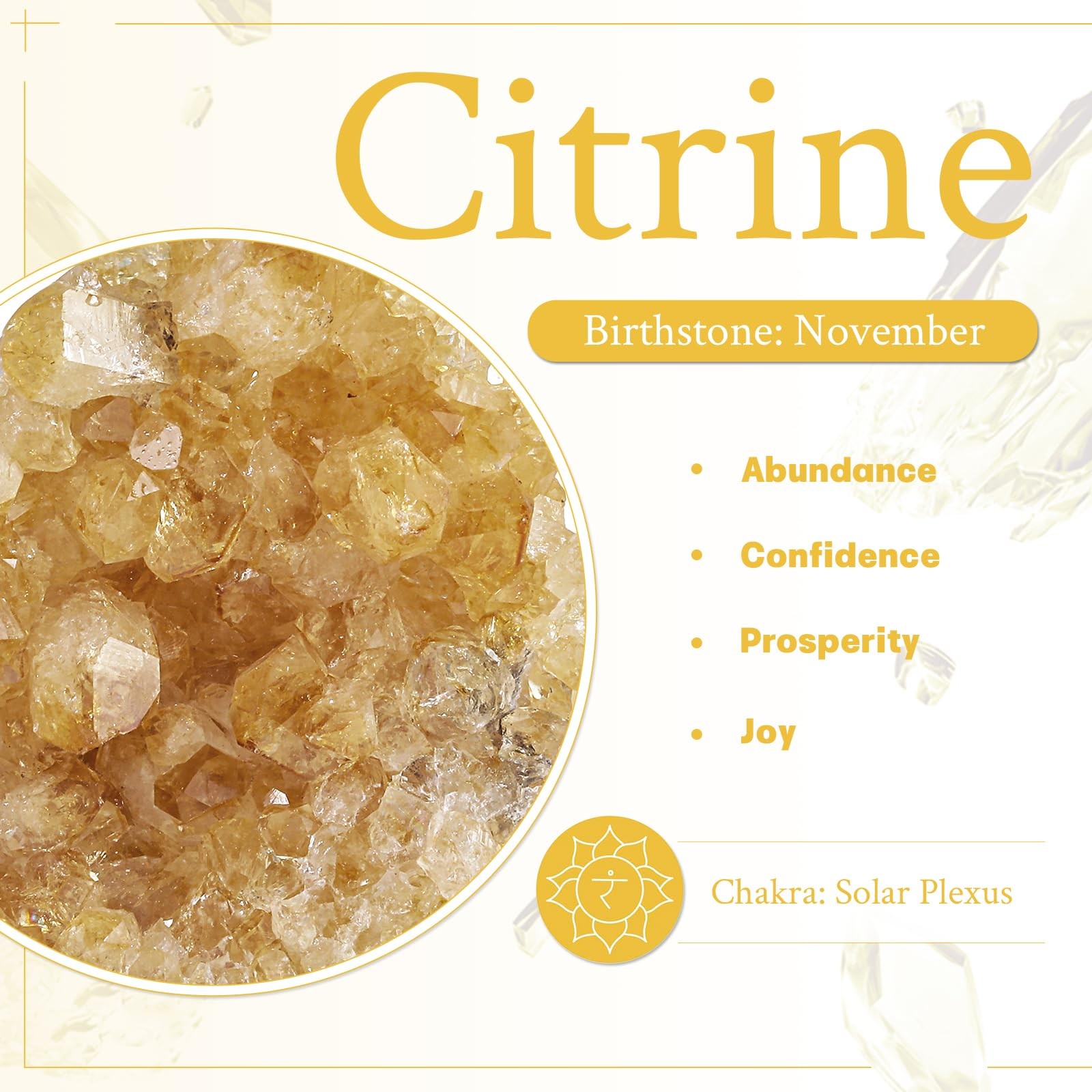 Citrine Crystal Tree Tumbled Stones Geode Agate Slice Base 4.76 Inches