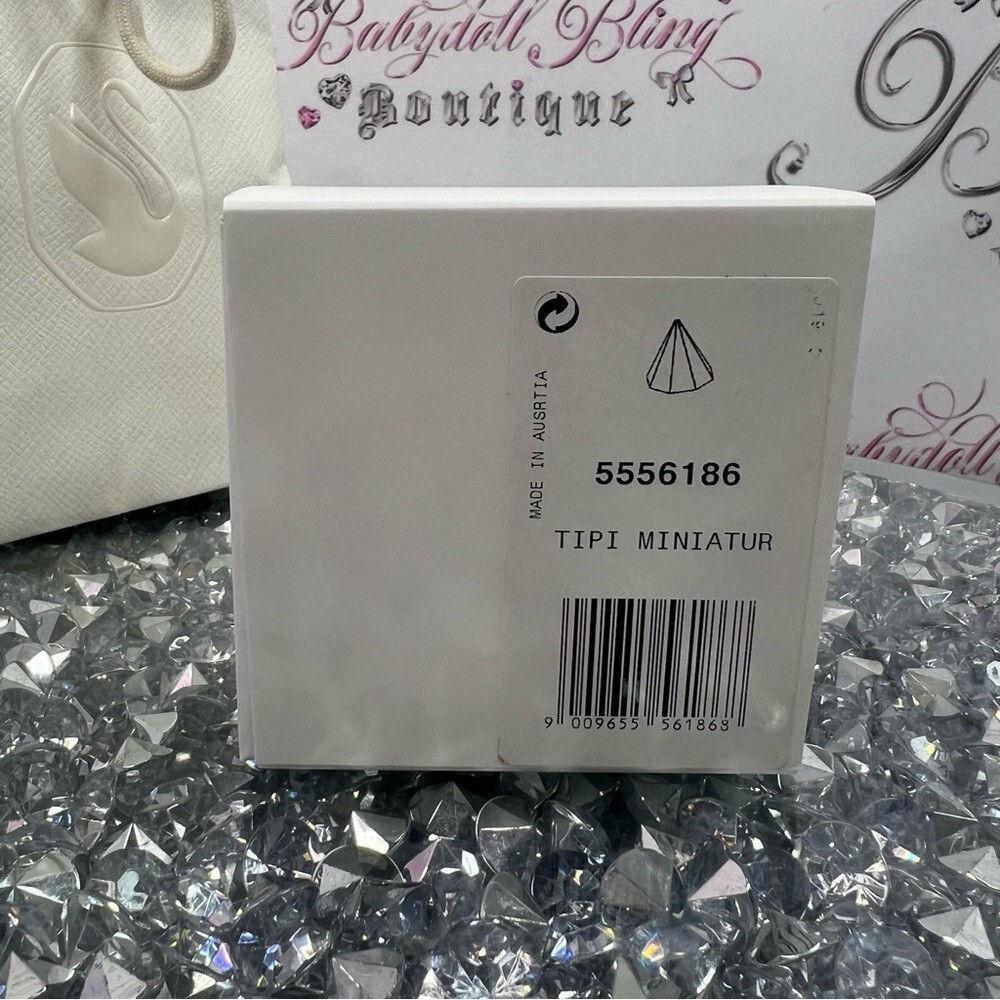 Sparkling Hill Resort Crystal Pyramid teepee figurine fox primary Multicolor