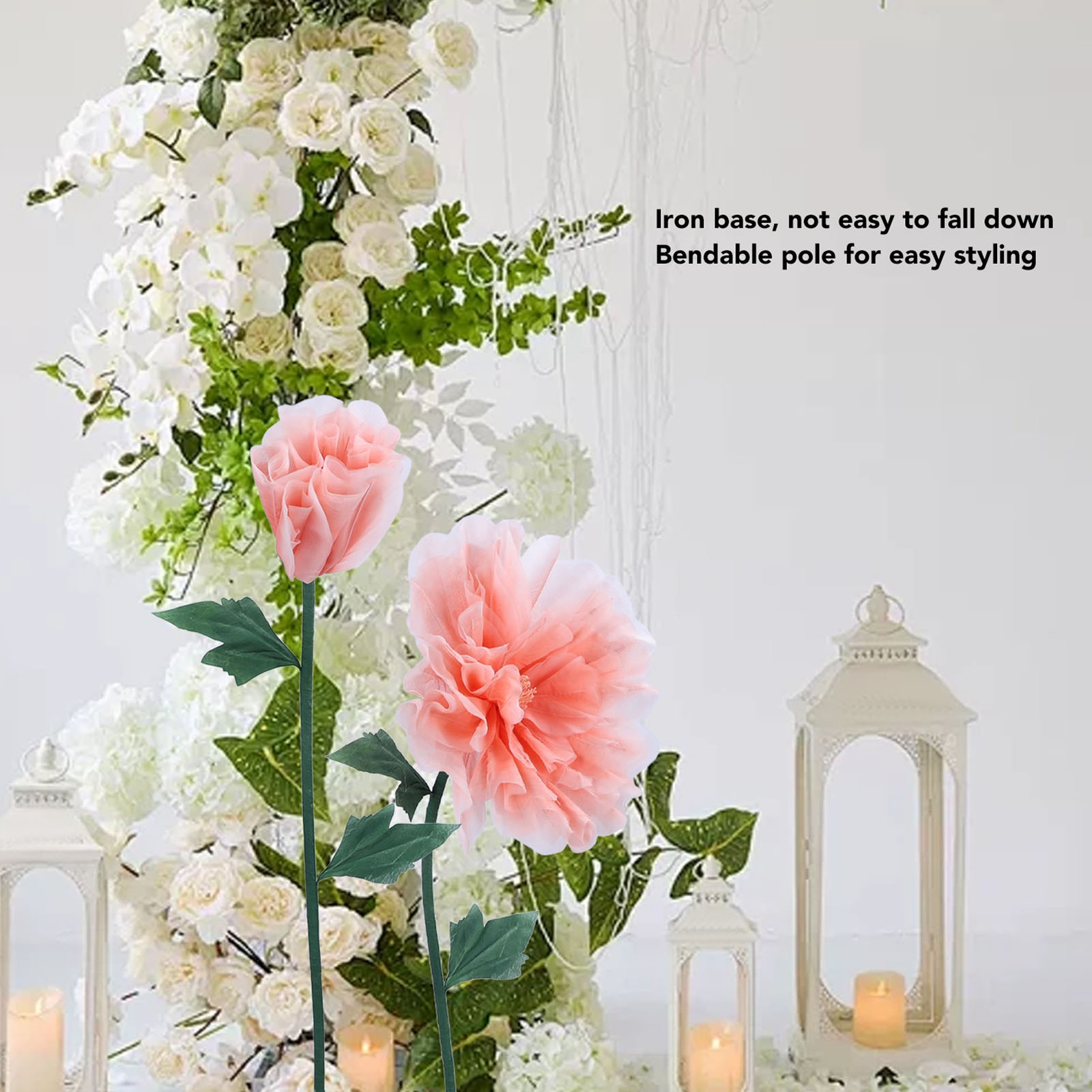 Large Artificial Flower Beautiful Wedding Decoration For Ceremony Premium