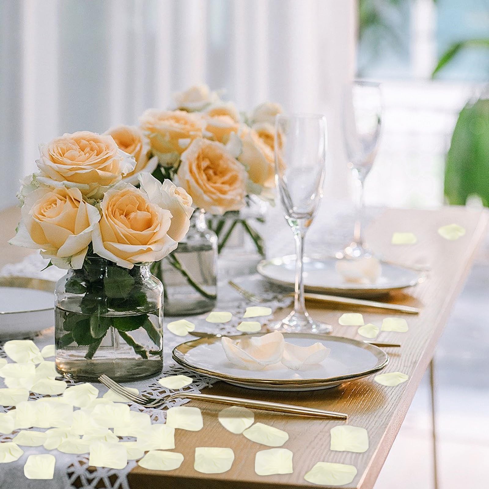 3000PCS Rose Petals for Romantic Night for Her Set Flowers Wedding Party Deco…