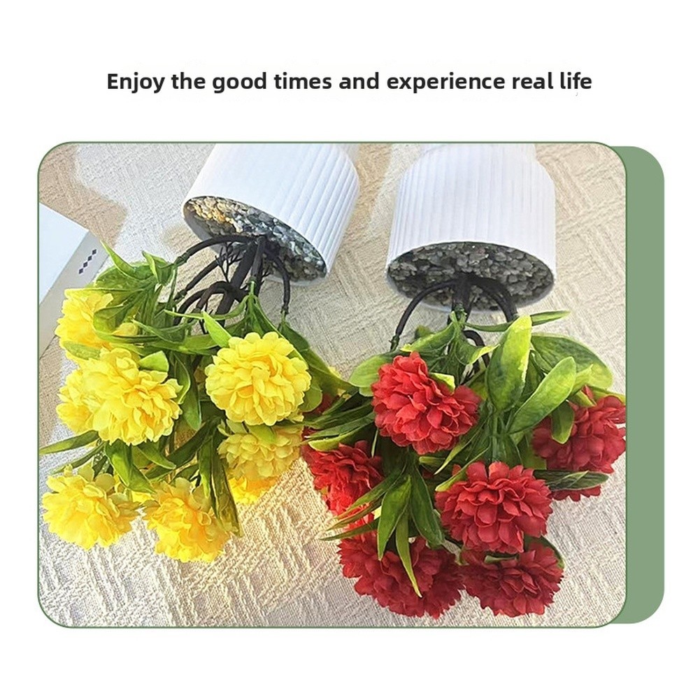 Simulation Chrysanthemum Flower Ball for Living Room Bedroom and Study Decor