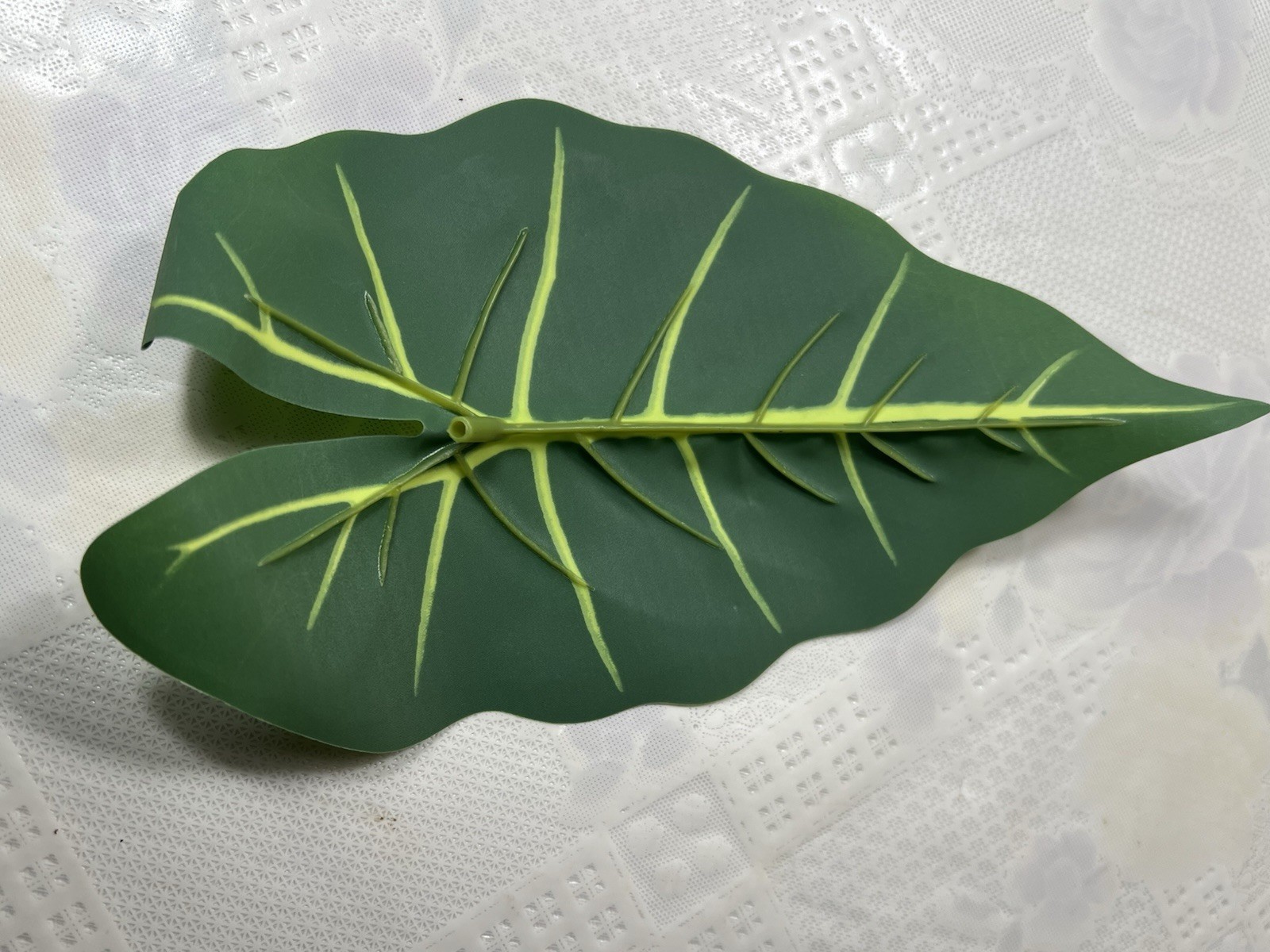 Taro Artificial Plant 24 Leaves 9” X5” (only The Leaves Come,not The Stem)