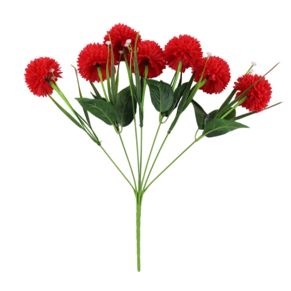 7-Head Artificial Flower Bouquet Dandelion Style 40cm for Any Occasion