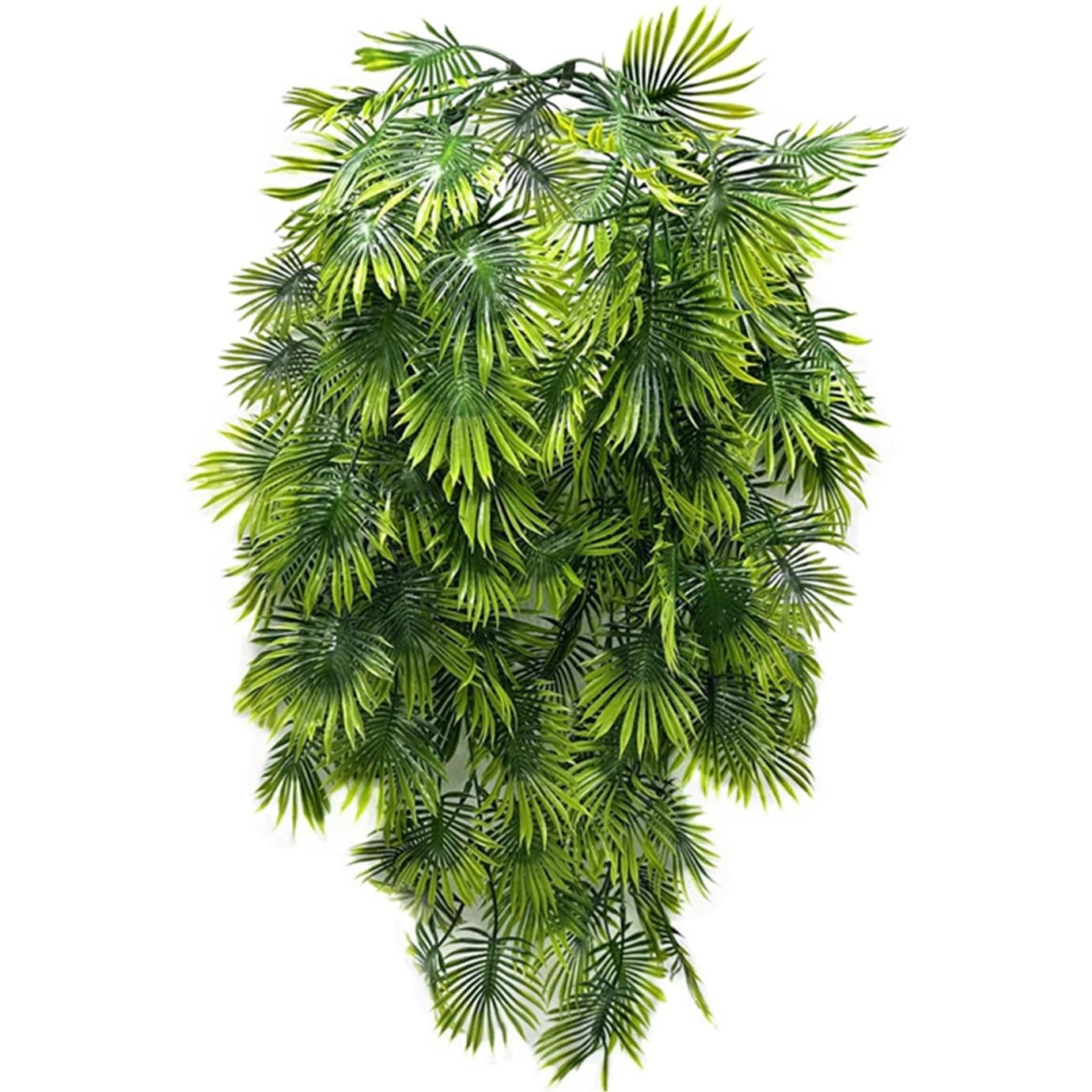 Artificial Hanging Vine Plants, Fake Plastic Tropical Ivy Plant Faux Boston F…