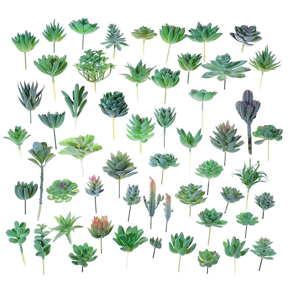 Simulated Succulent Plant Wall Accessories Plant Flower Head DIY Supplies Decor