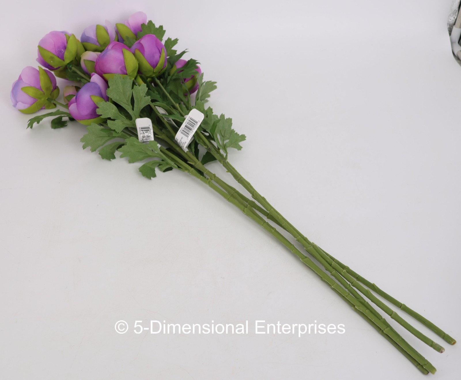 Ashland Bunch of 5 Lavender Ranunuclus Artifical Flowers