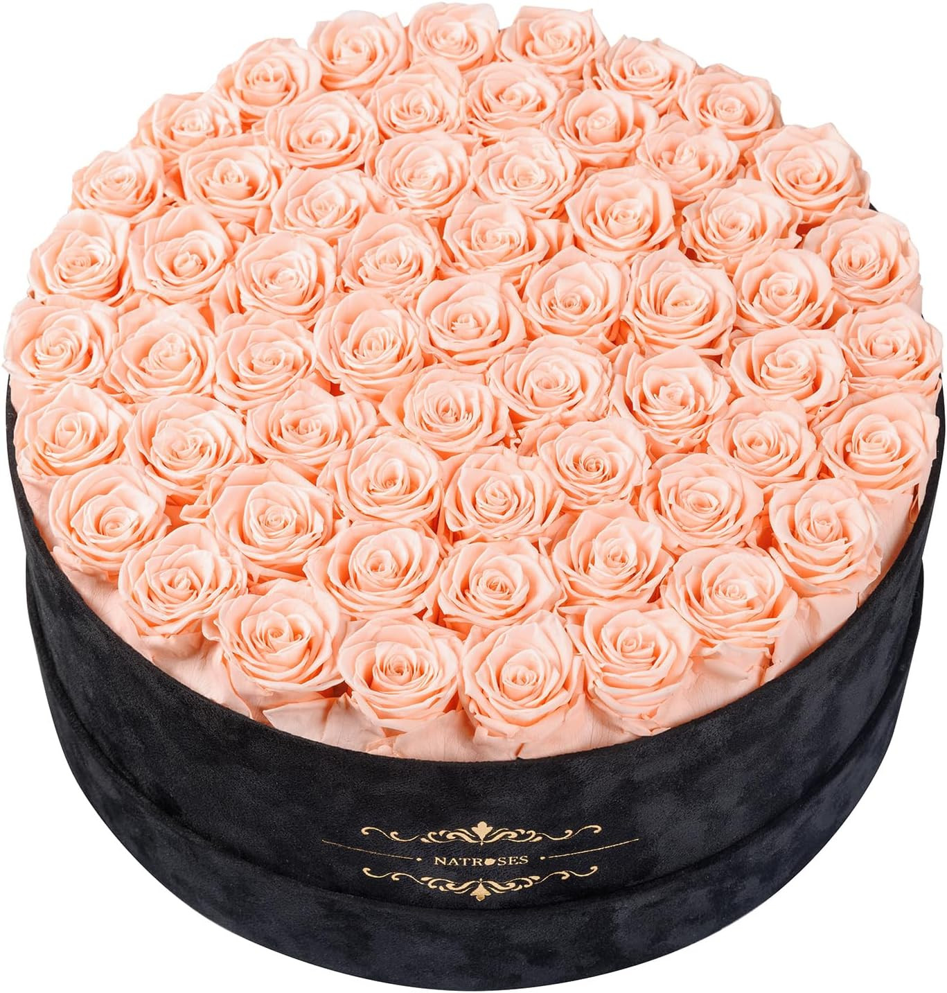 Gifts for Her 27 Piece Forever Preserved Roses in a Box, Preserved Flowers for D