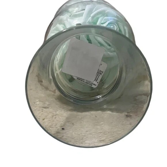 NWOT Custom Artificial Rose Flower Vase/Candle Holder