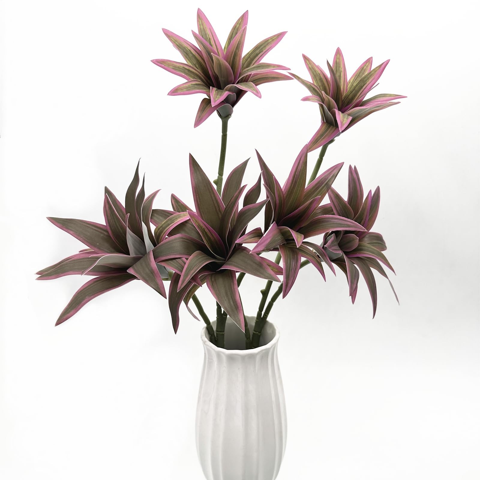 Artificial Plants, Fake Dracaena Plant Indoor Outdoor Bonsai Decor Faux Green…