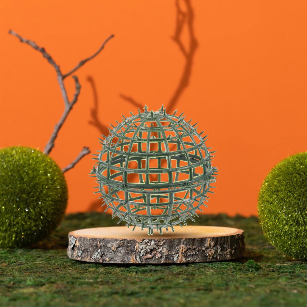 4Pcs Green Plastic Flower Shelf Holder Cage for Wedding and Garden Decoration