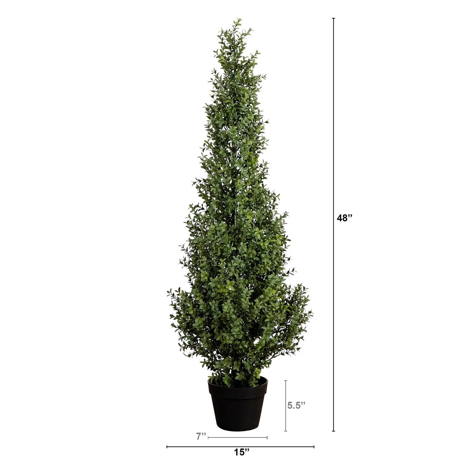 4’ UV Resistant Artificial Boxwood Topiary Tree (Indoor/Outdoor). Retail 94