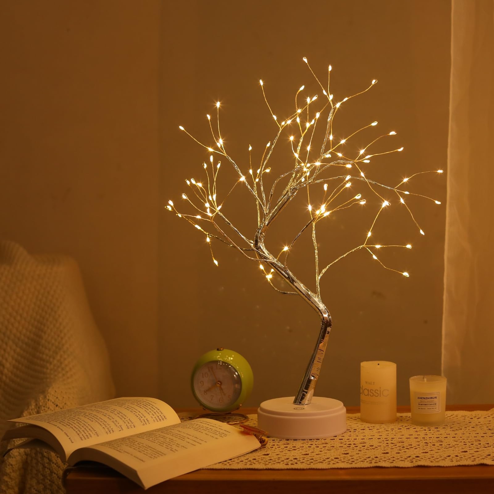Bonsai Tree Lights for Easter Decor – 20″ Firefly Tree Lamp with 108 LED Fair…