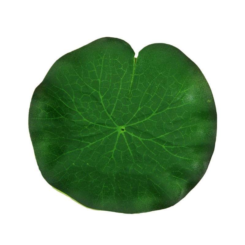 Artificial Lotus Leaves Floating Foam All Year Green for Pond Pool 4 Sizes