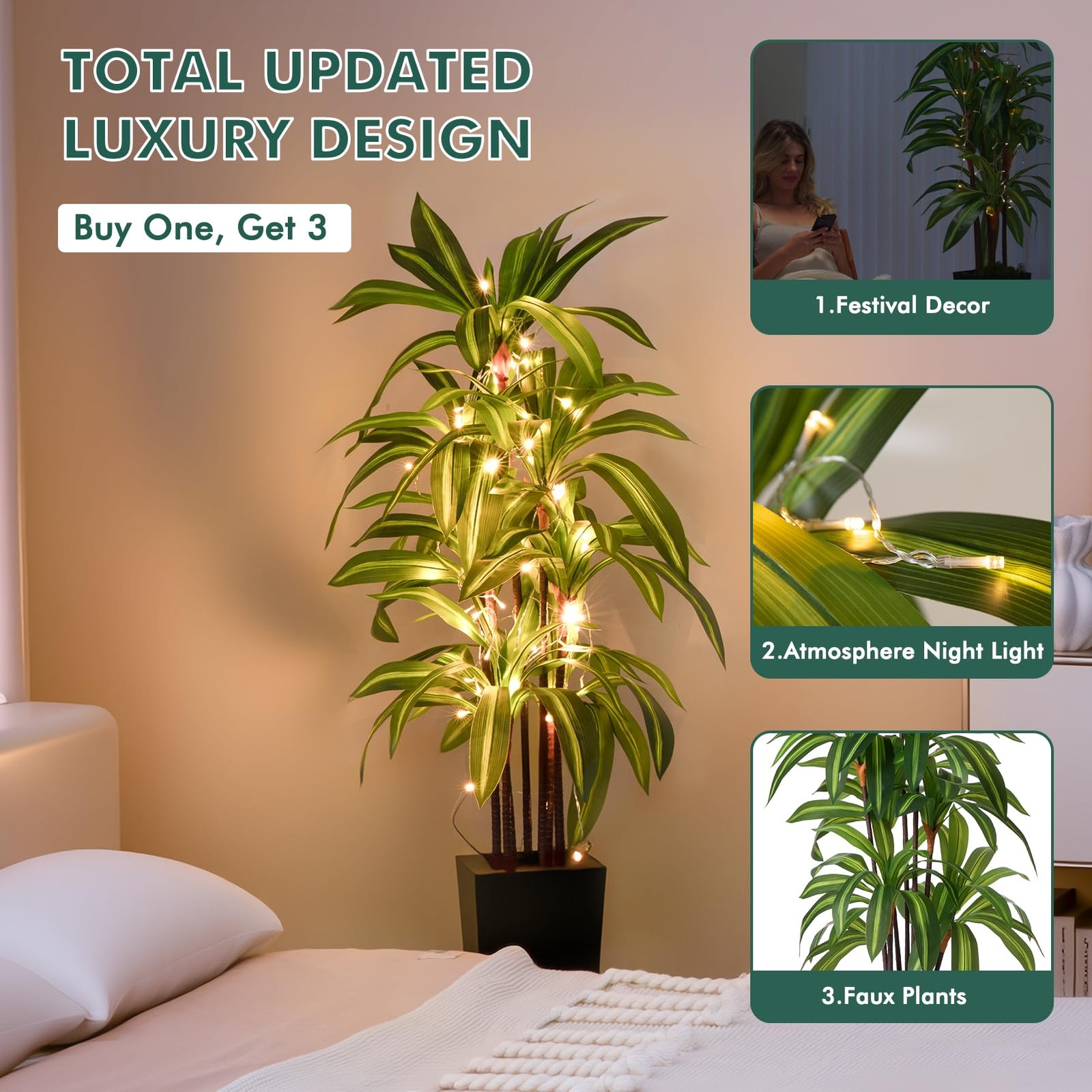 NOVAROOT 6FT Tall Olive Trees Artificial Indoor Faux Natural Wood Trunk Lifeli