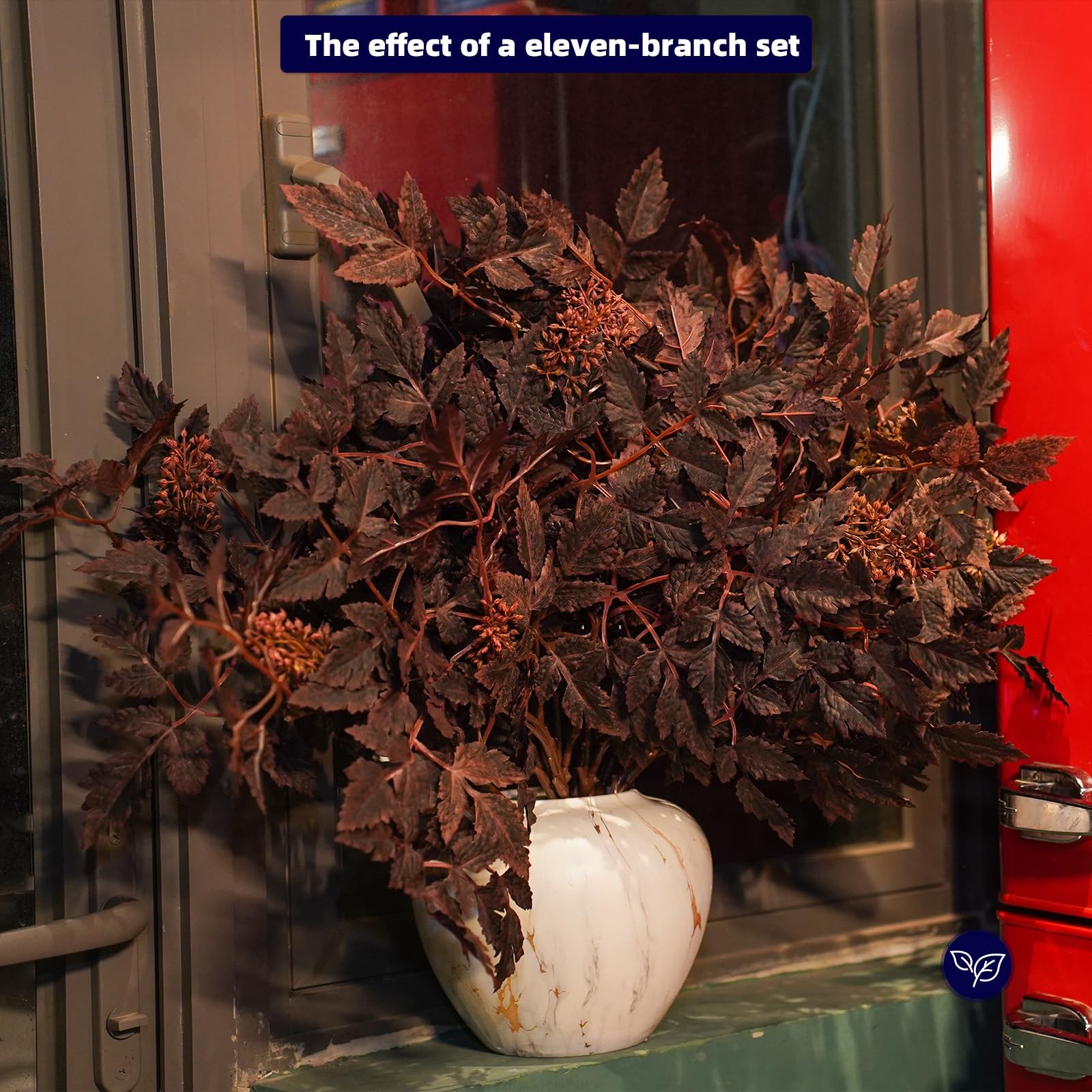 24″ Artificial Flowers, Deep Purple Faux Flowers for Vase Arrangements, Home …