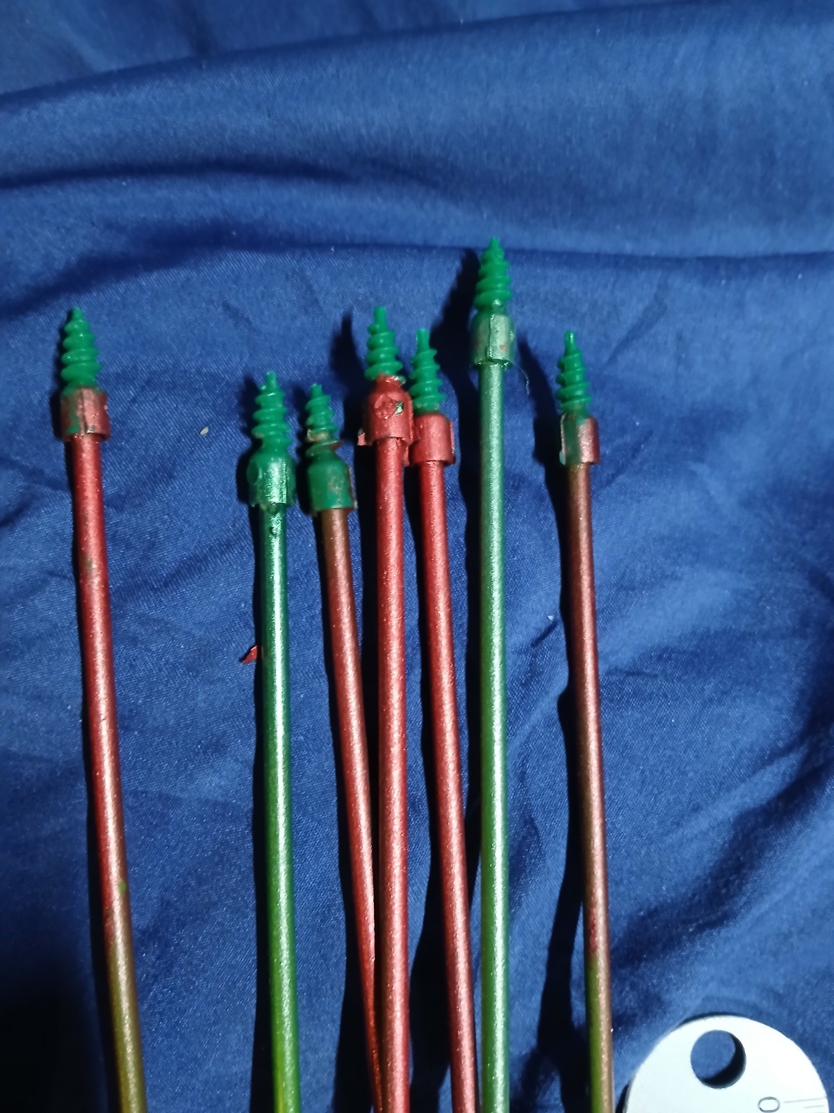 20″ Plastic Floral Picks Tubes Lot-of-25 Screw Tip for Crafts & Hobbies