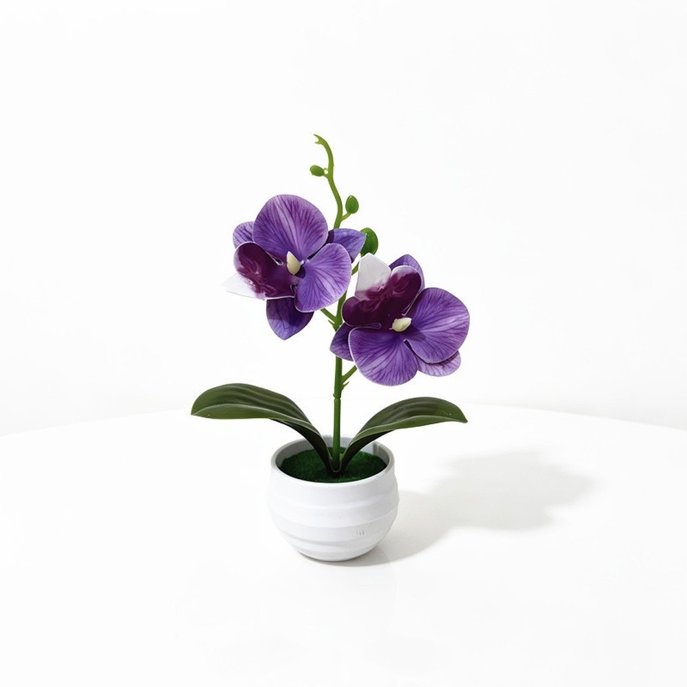 Artificial Phalaenopsis Orchid for Office Home Wedding Photography Props