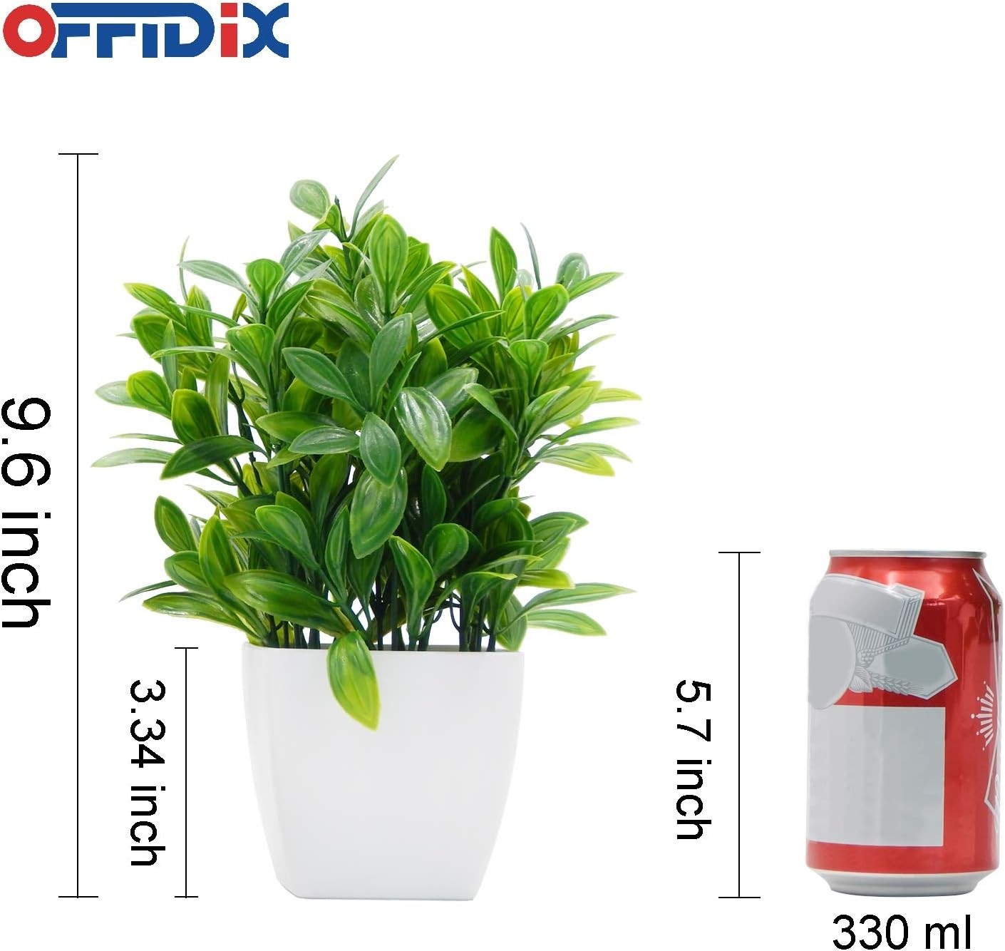 Versatile Faux Eucalyptus with White Vase – Ideal for Gift & Decoration