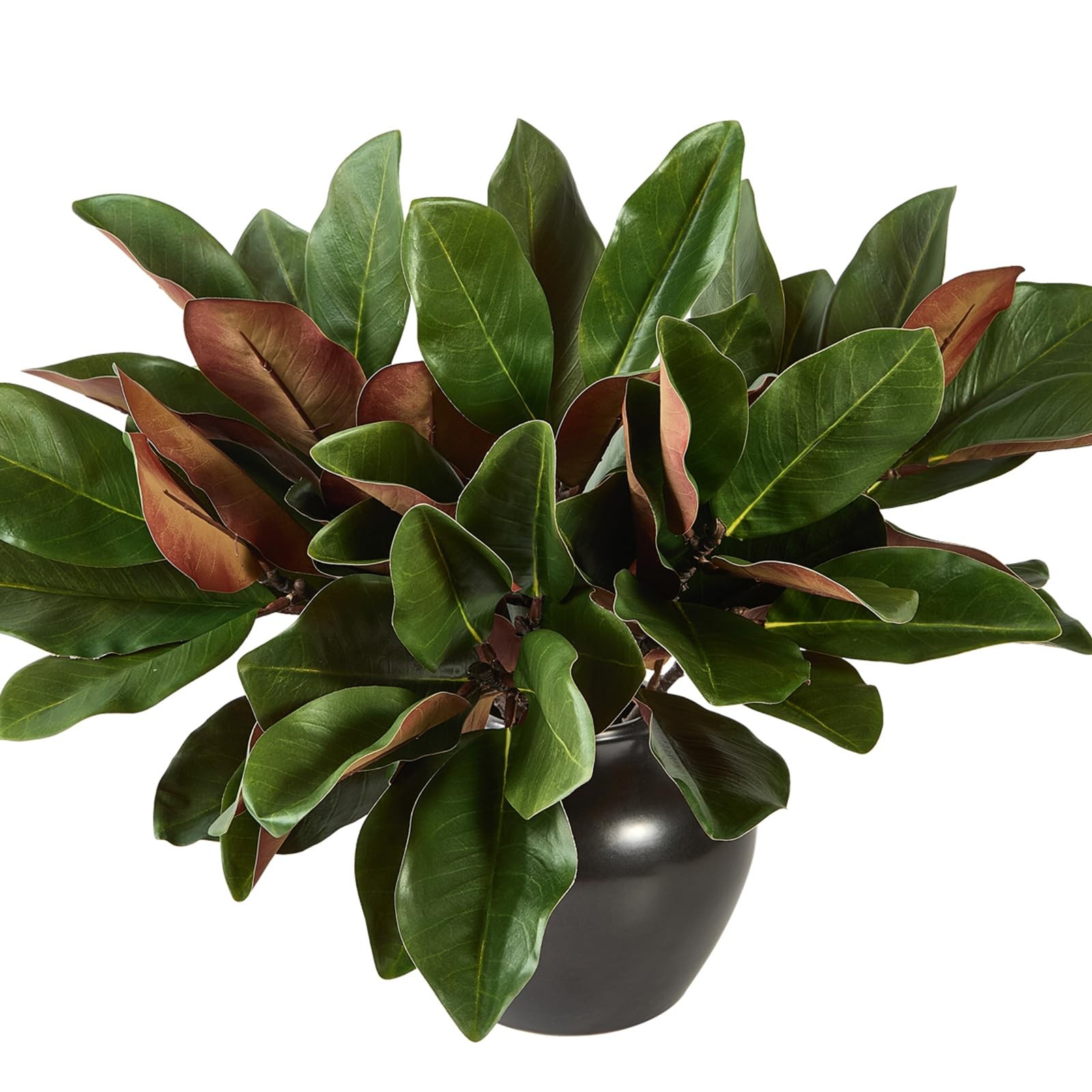OBDXZHC 4 Pcs Magnolia Artificial Leaves Branches 22 Inch 3D Real Touch Faux …