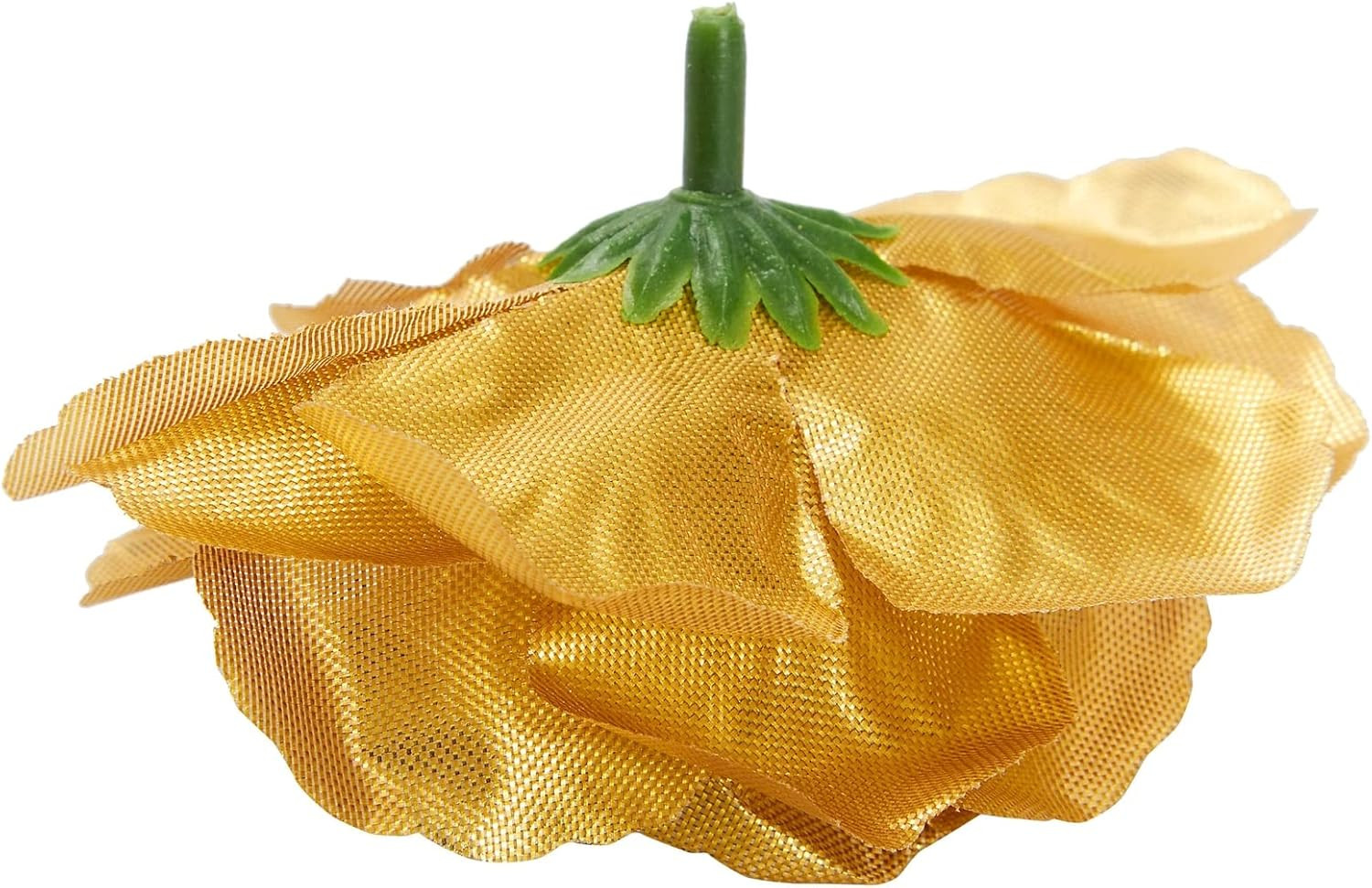 50 Pack Gold Roses Artificial Flowers Bulk
