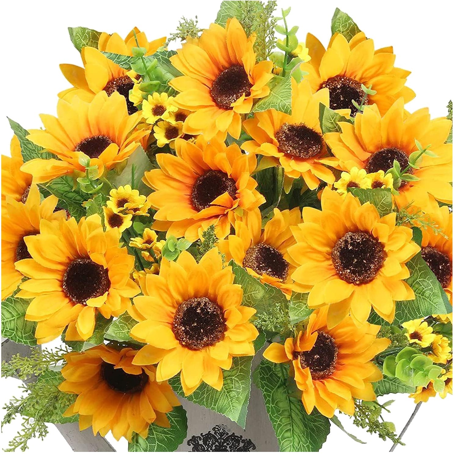 17.7″ Artificial Sunflowers, Fall Wedding Decor